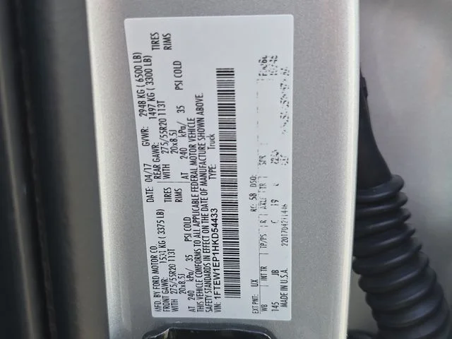 Certified Used 2017 Ingot Silver Ford XLT image 23
