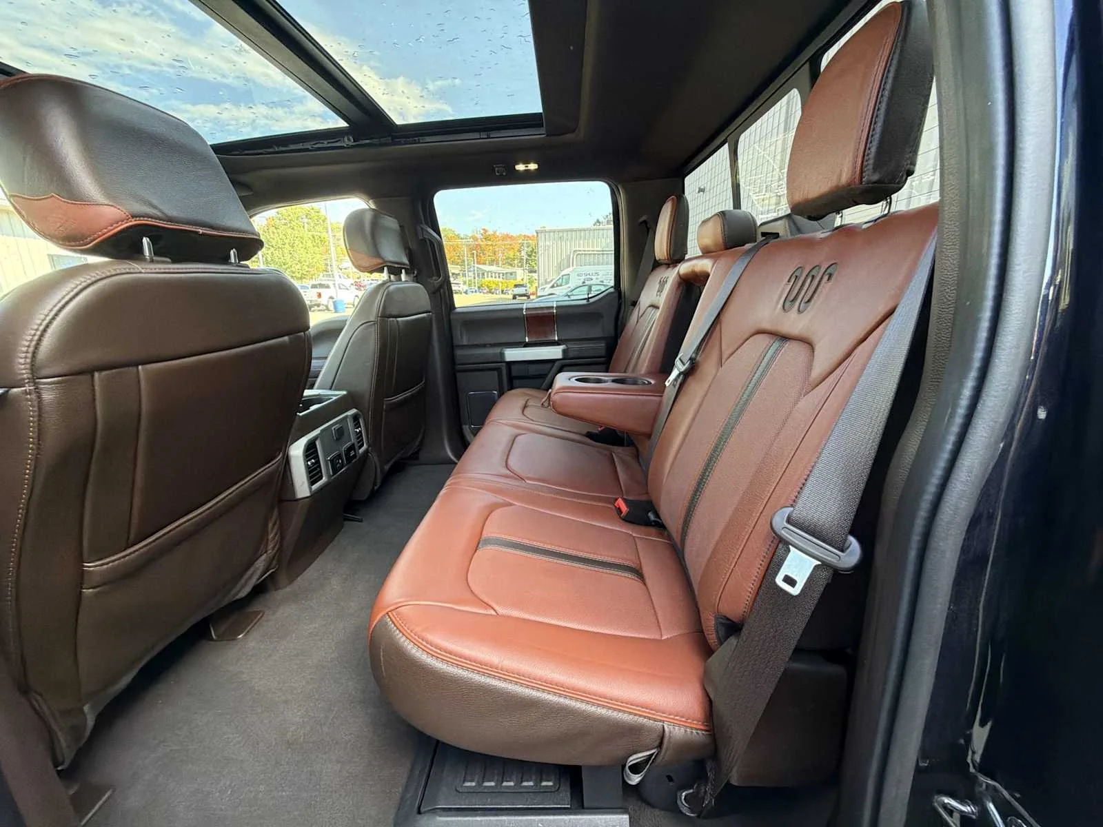 Used 2021 Antimatter Blue Metallic Ford King Ranch image 24
