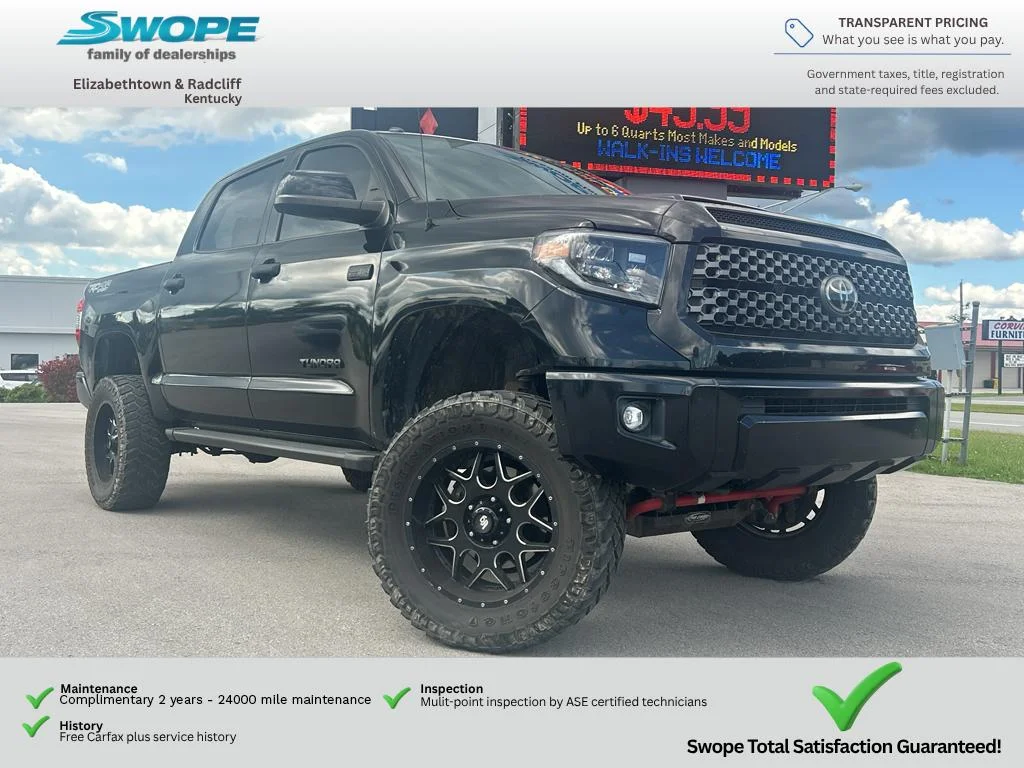 Used 2019 Midnight Black Metallic Toyota SR5 image 1