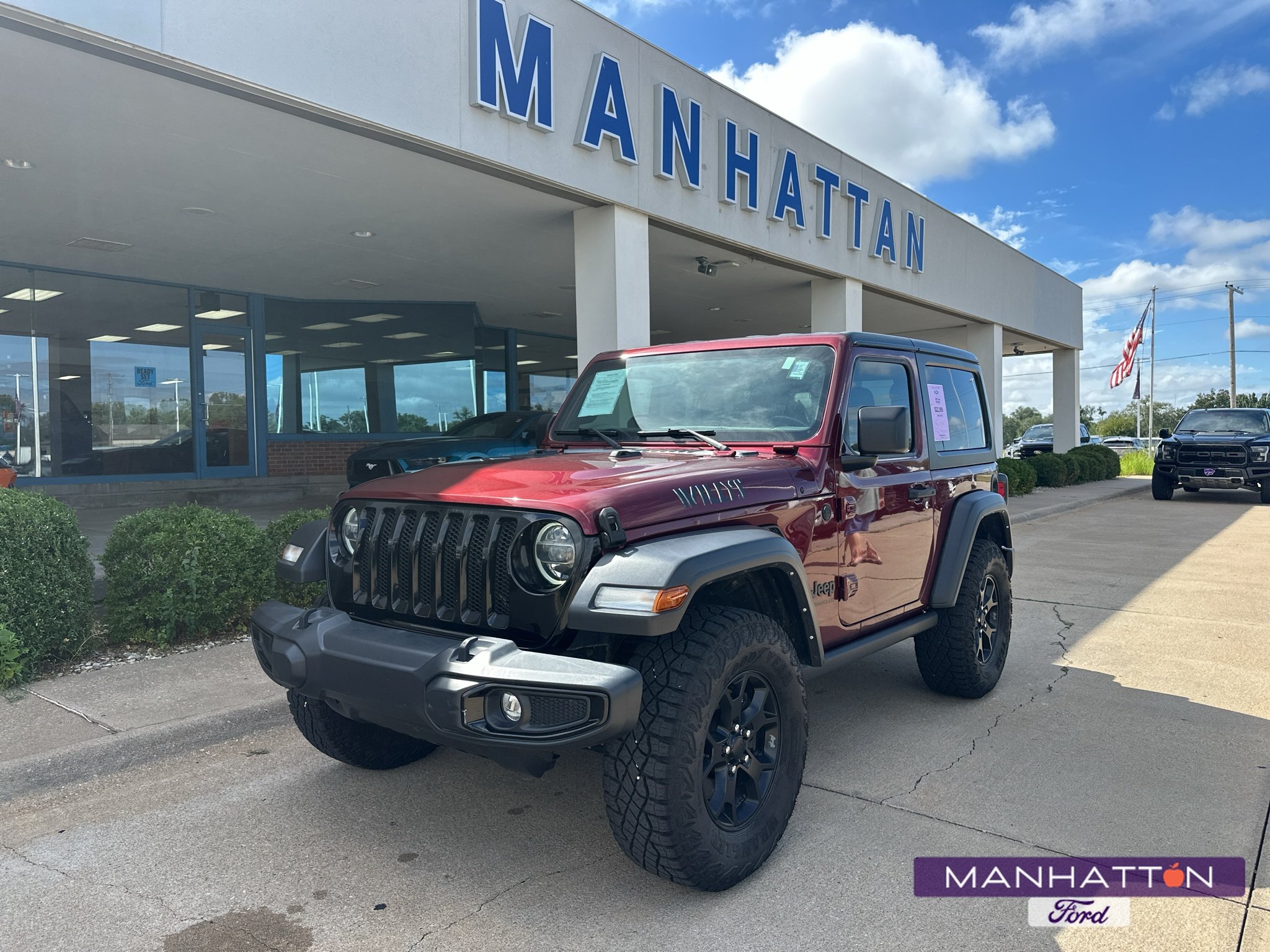 Used 2021 Snazzberry Pearlcoat Jeep Willys image 1