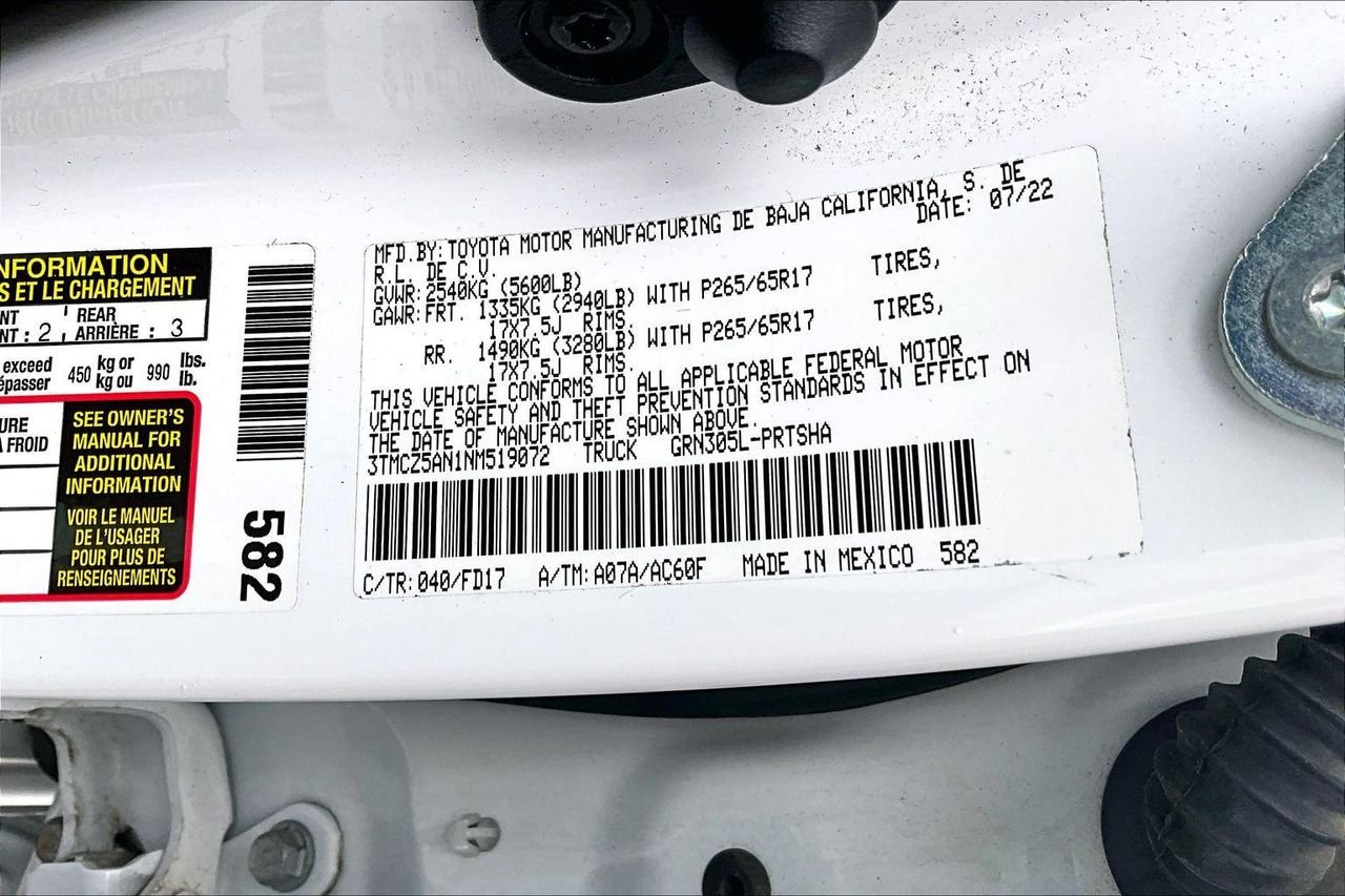 Used 2022 White Toyota TRD Sport image 3