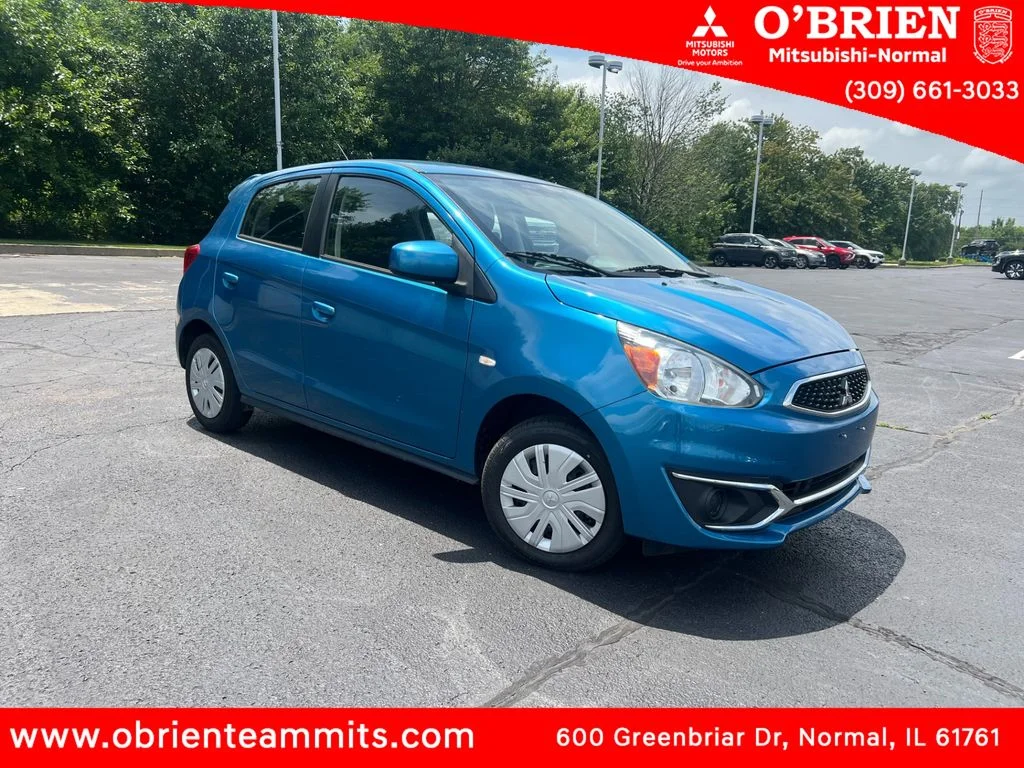 Used 2019 Sapphire Blue Metallic Mitsubishi  image 1