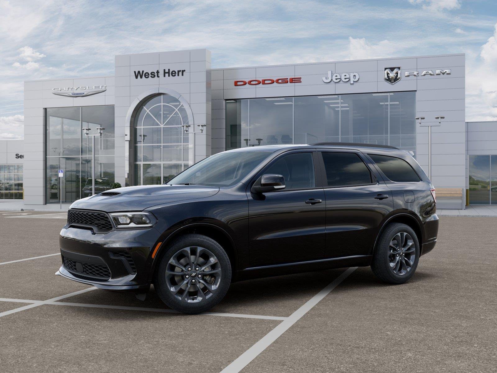 New 2026 Diamond Black Clear-Coat Exterior Paint Dodge DURANGO GT PLUS AWD image 2