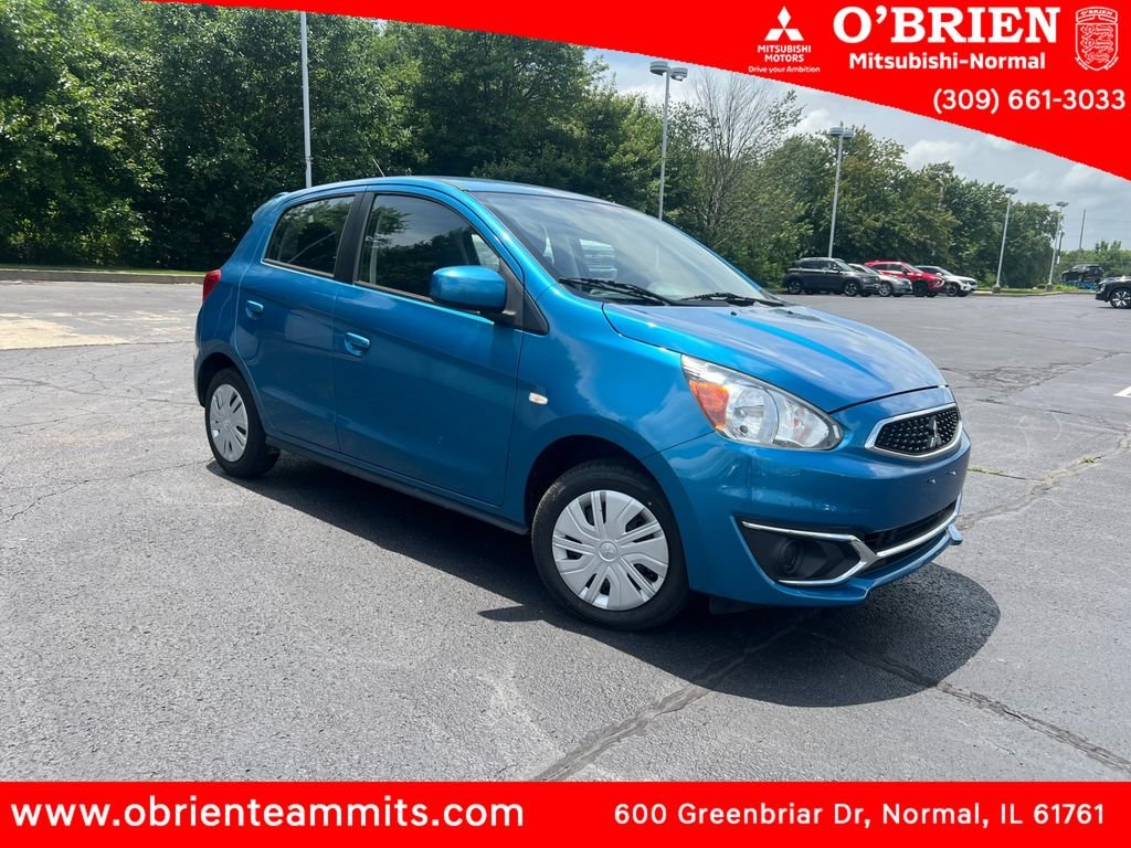 Used 2019 Sapphire Blue Metallic Mitsubishi  image 1
