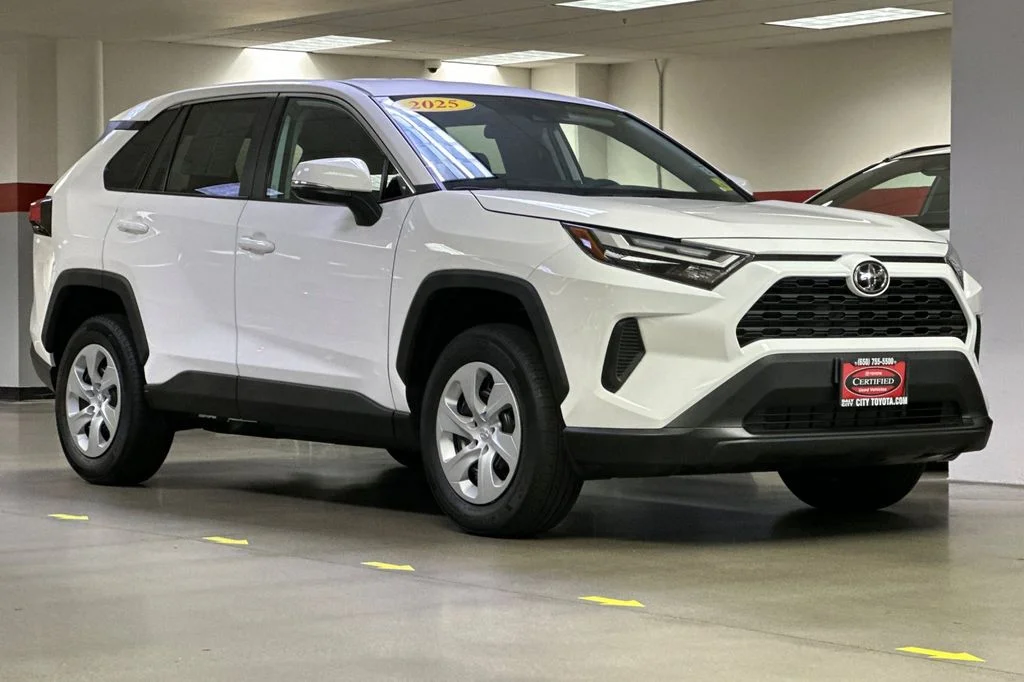 Certified Used 2025 White Toyota LE image 2