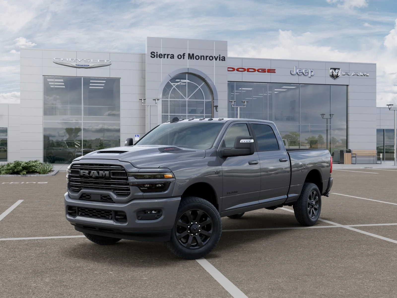 New 2027 Ceramic Gray Clearcoat RAM Laramie image 27