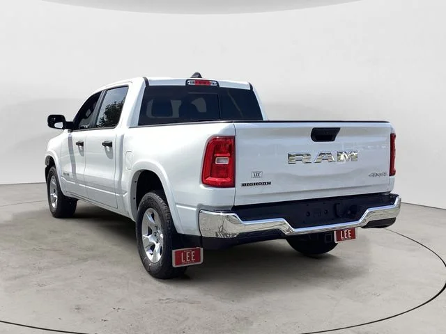 New 2026 Bright White Clearcoat Ram BIG HORN CREW CAB 4X4 5