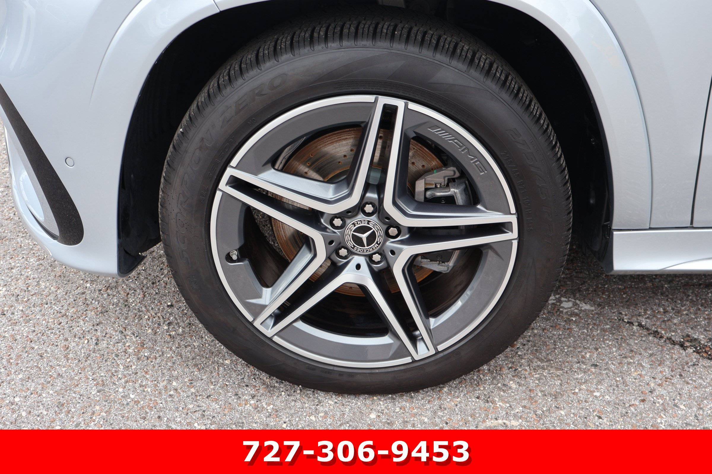 Certified Used 2025 Cirrus Silver Metallic Mercedes-Benz GLS 450 image 14
