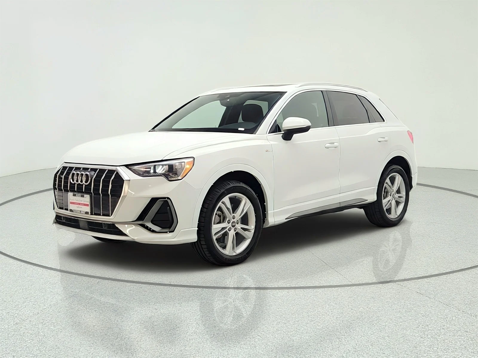 Used 2021 Glacier White Metallic Audi S line Premium 45 TFSI quattro image 1