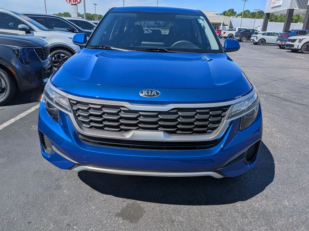 Used 2021 Blue Kia LX image 2