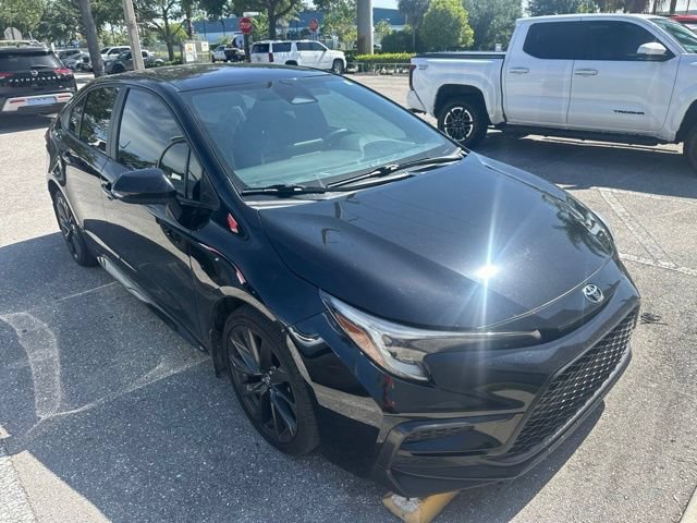 Used 2024 Midnight Black Metallic Toyota SE image 8