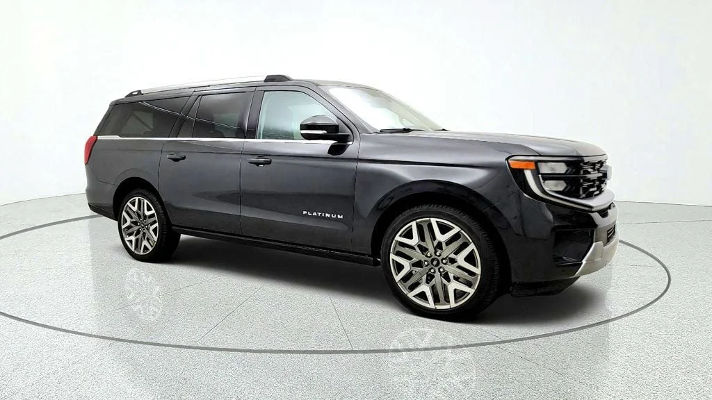 Used 2025 Dark Matter Gray Metallic Ford Platinum 4x4 w/ BlueCruise, 24