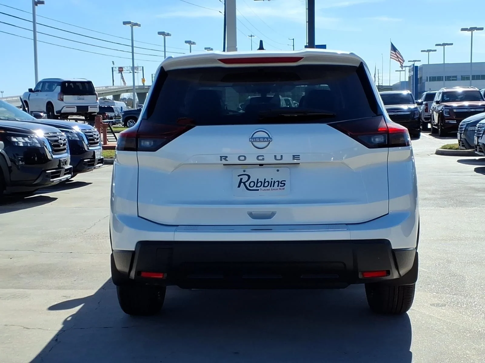 2026 Nissan Rogue SV White at Robbins Nissan