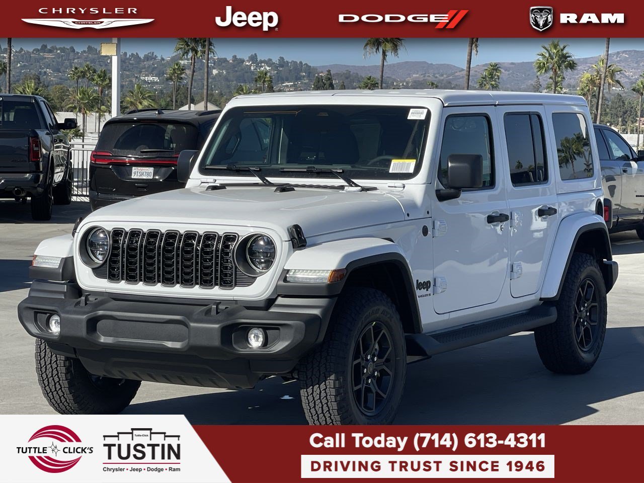 New 2026 Bright White Clearcoat Jeep California Edition image 9