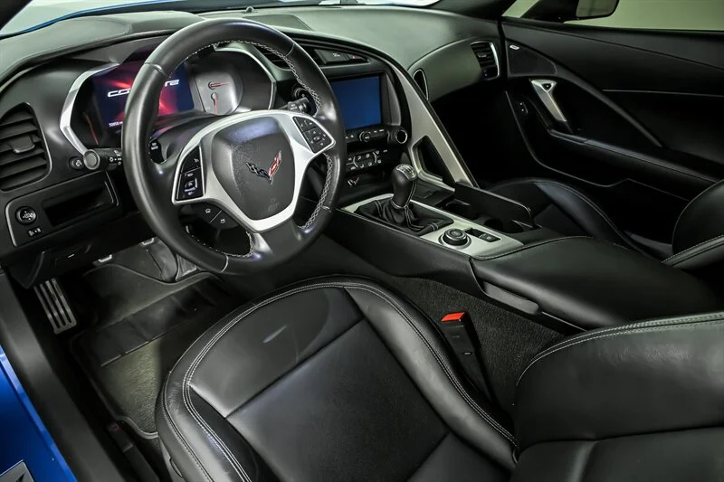 Used 2015 Laguna Blue Tintcoat Chevrolet Stingray-MANUAL-$20K MODS! image 15