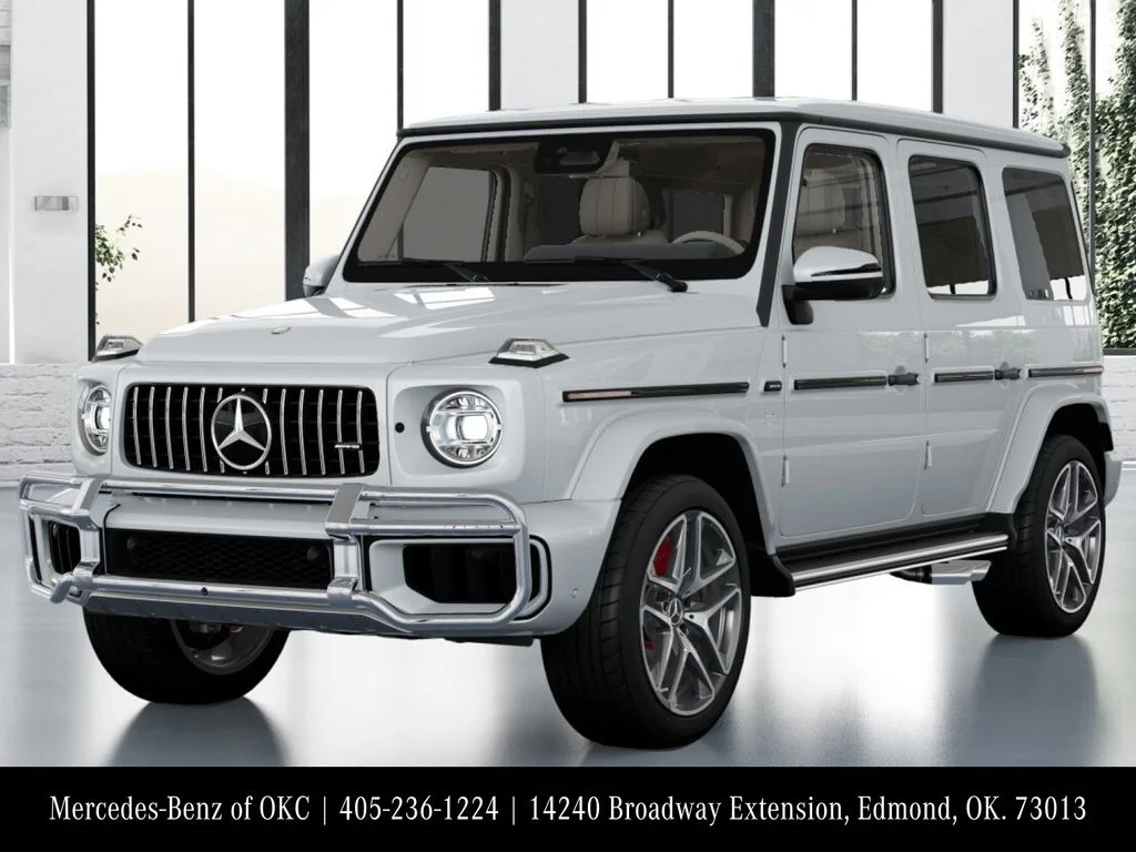 New 2027 MANUFAKTUR Moonlight White Metallic Mercedes-Benz AMG® G 63 SUV image 1