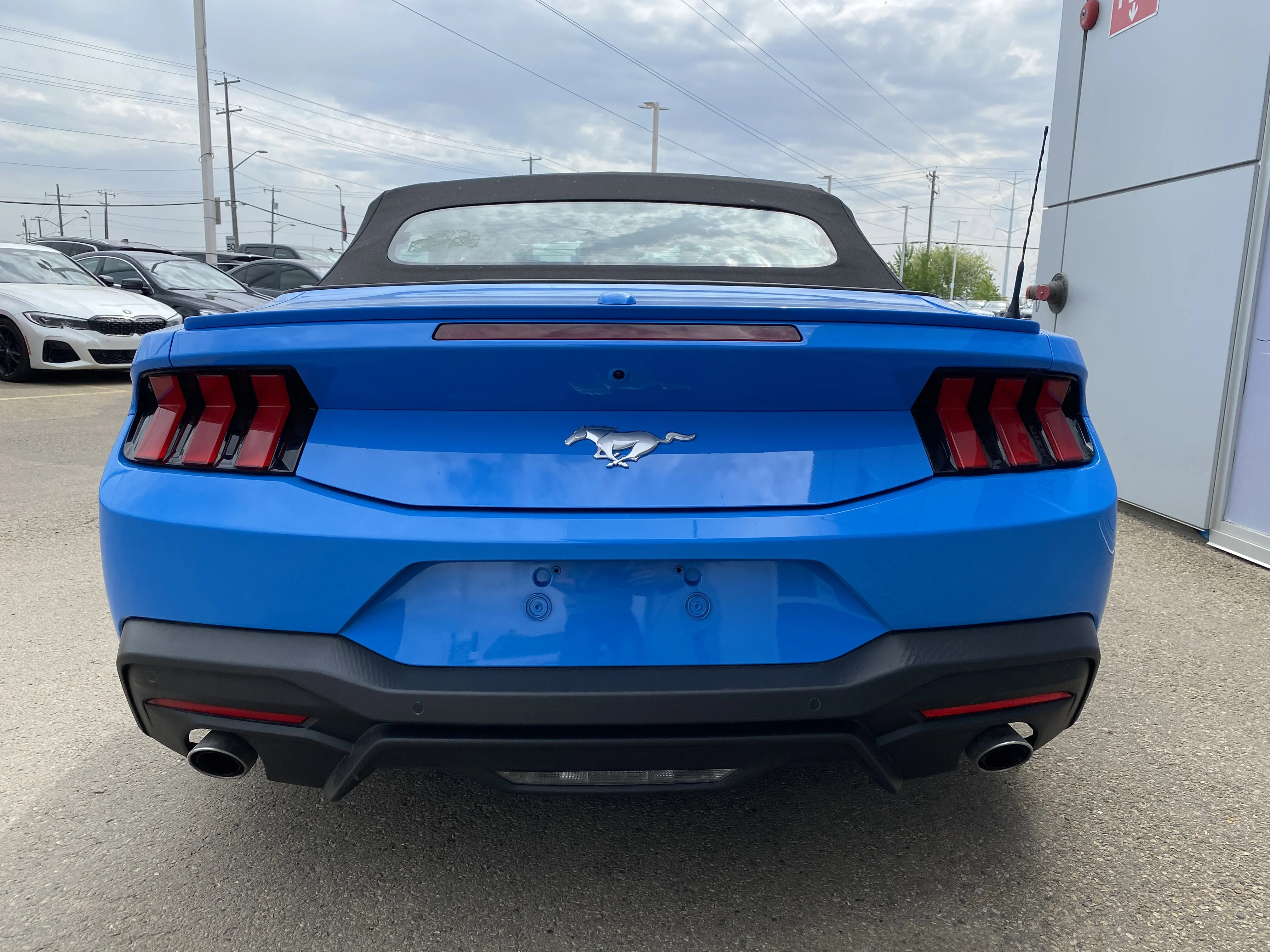 Certified Used 2025 Blue Ford EcoBoost Convertible * AUTO HIGH BEAM * BLIND SPOT MONITORING * image 4