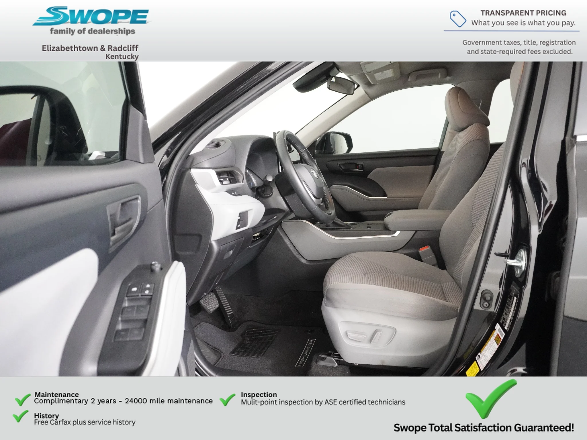 Used 2023 Midnight Black Metallic Toyota Hybrid LE image 13
