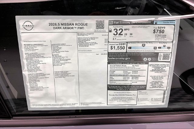 New 2026 Boulder Gray Pearl Nissan Dark Armor image 41