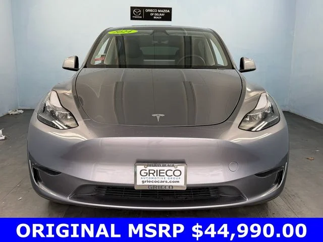 Used 2024 Tesla Model Y Long Range with VIN 7SAYGDED7RA324787 for sale in Delray Beach, FL