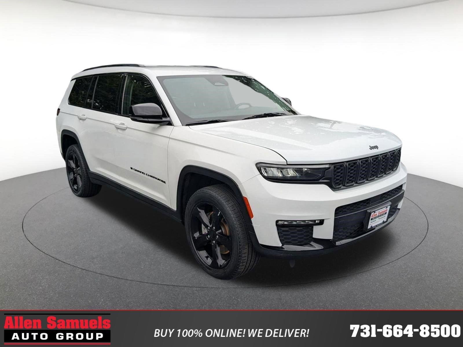 Bright White Clearcoat 2023 Jeep Grand Cherokee L Limited 4WD SUV / Crossover Four-Wheel Drive