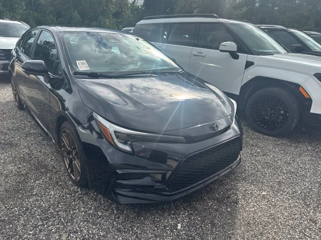 Used 2024 Black Toyota SE Nightshade image 2