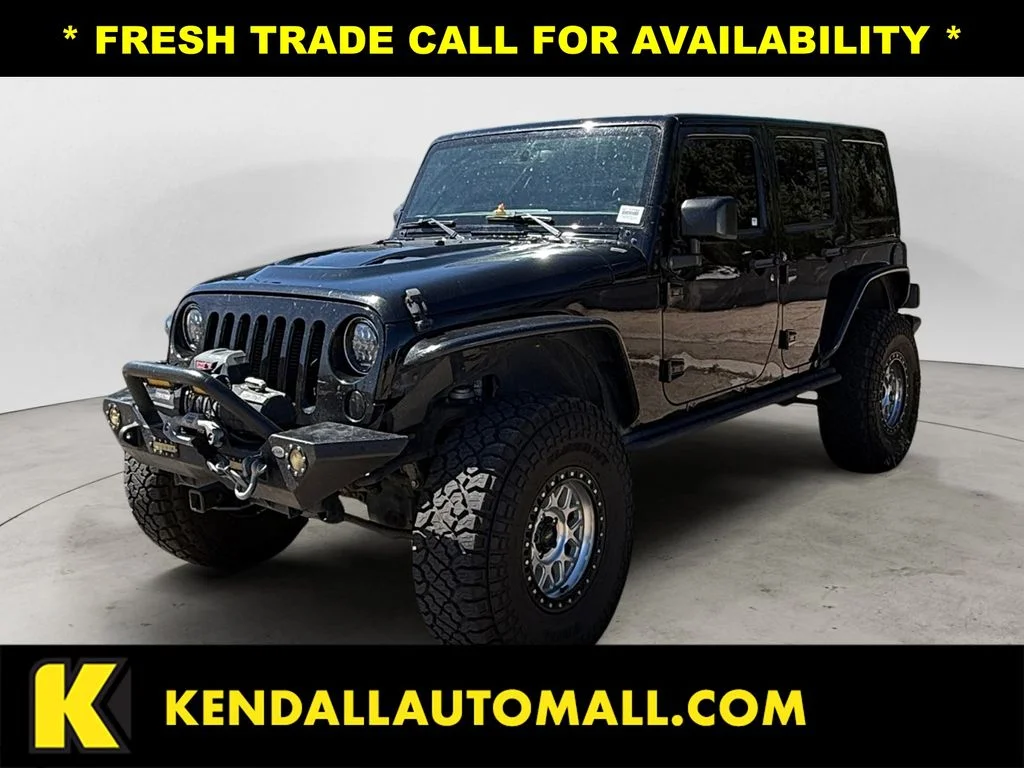 Used 2017 Black Jeep Unlimited Rubicon image 1