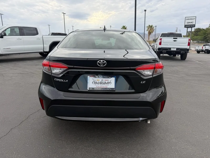 Used 2022 Black Sand Pearl Toyota LE image 4