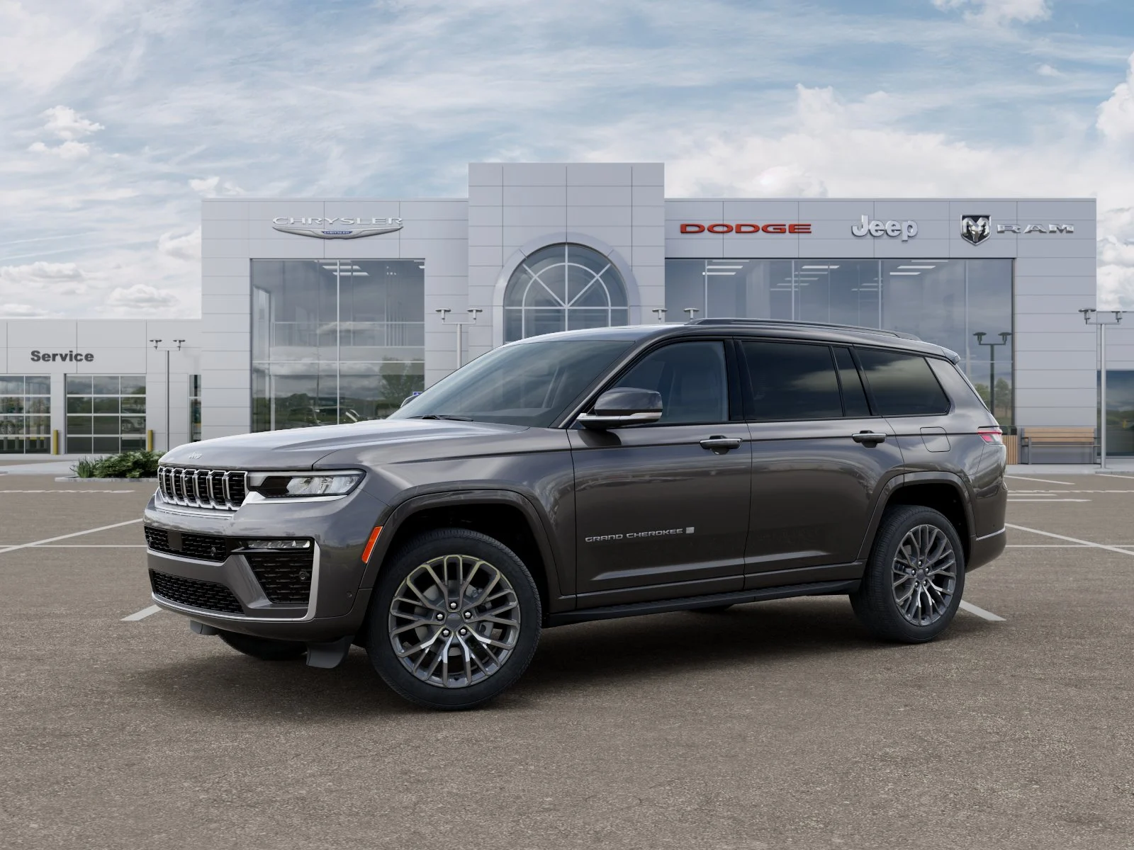 New 2026 Baltic Gray Metallic Clear-Coat Exterior Paint Jeep Summit image 32