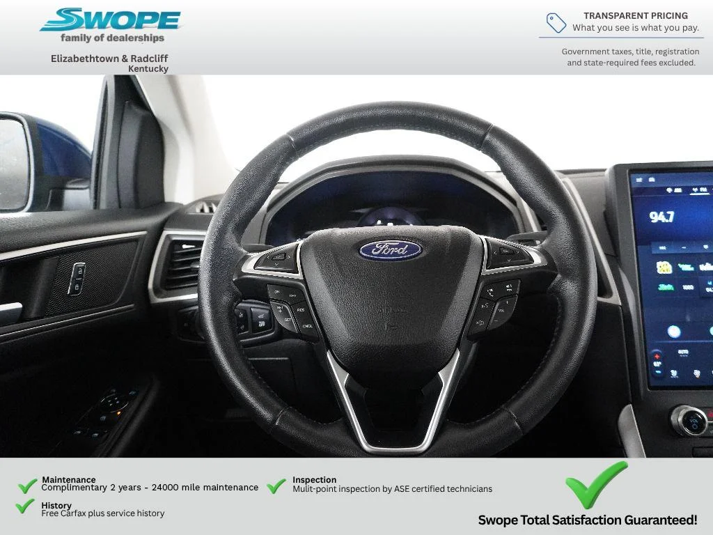 Certified Used 2023 Atlas Blue Ford SEL image 22