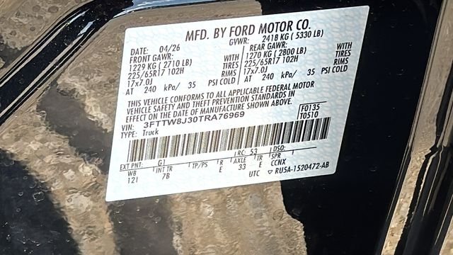 New 2026 Black Ford XLT image 30