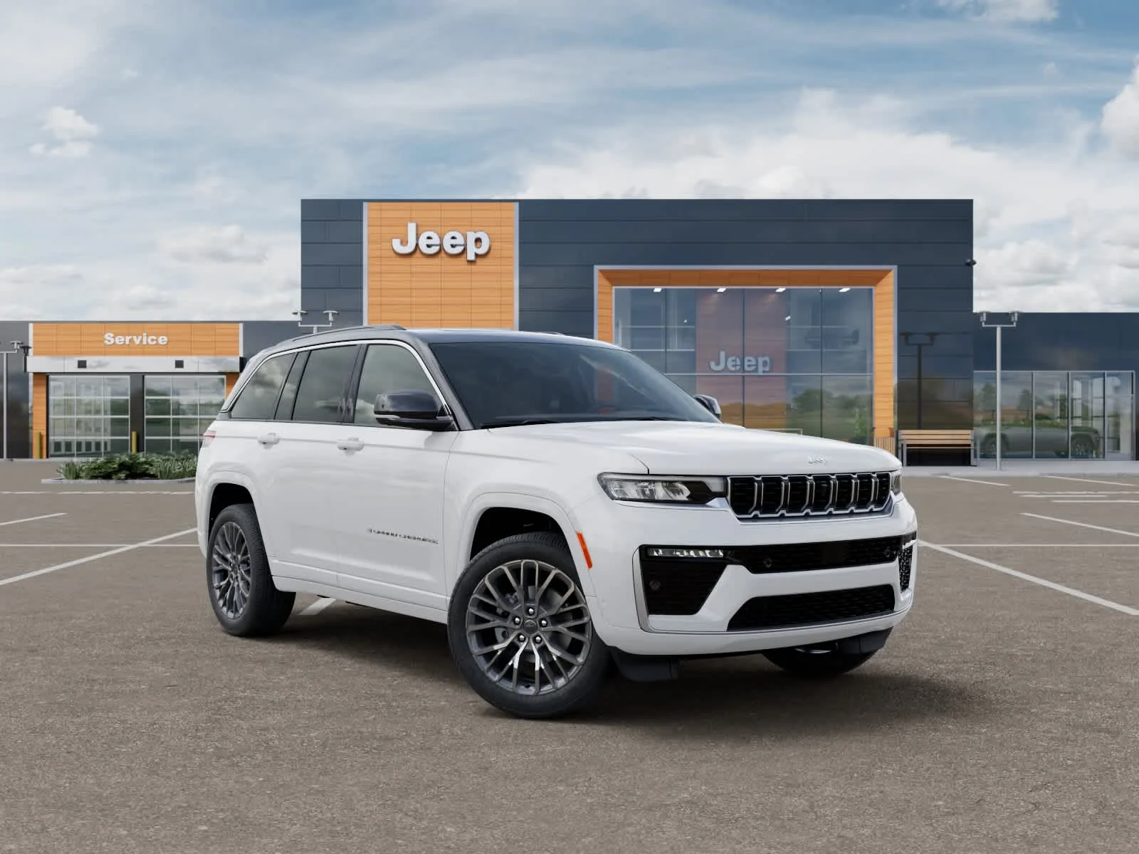 New 2027 Bright White Clearcoat Jeep Summit image 5