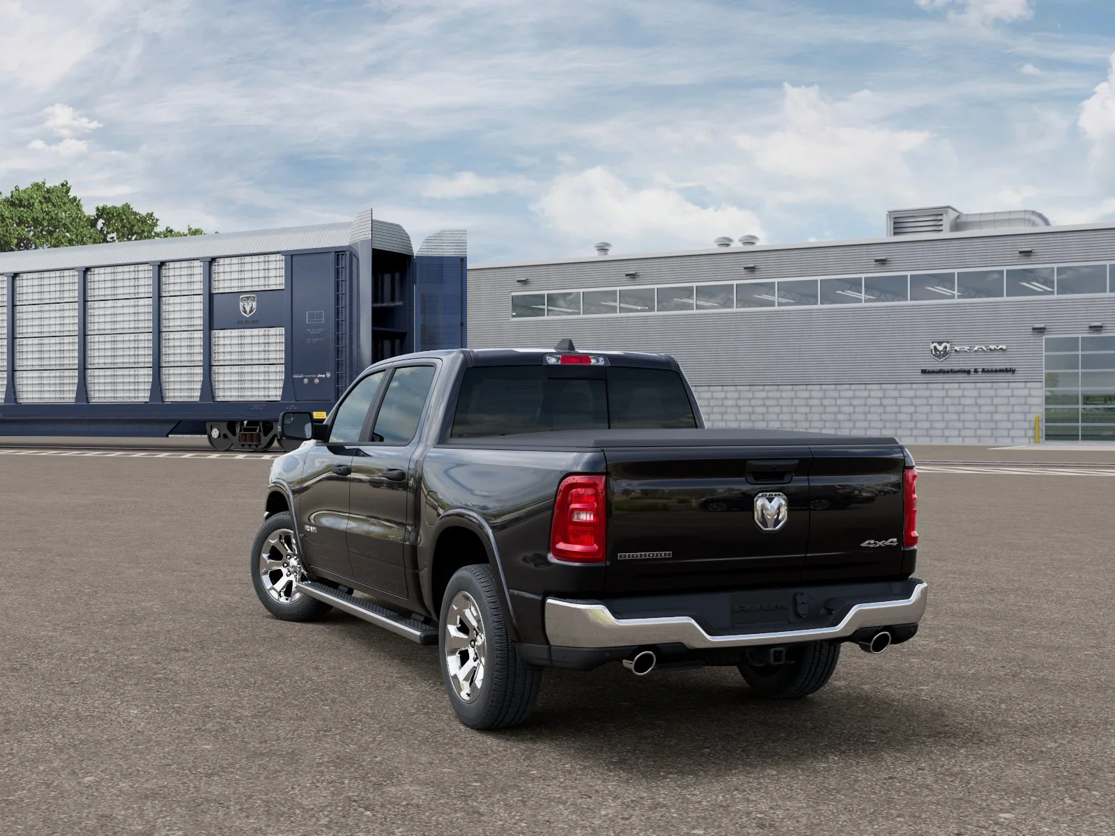 New 2026 Diamond Black Crystal Pearl-Coat Exterior Paint RAM Big Horn/Lone Star image 30