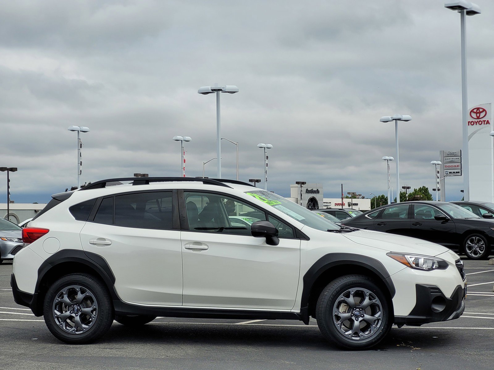 Used 2021 Crystal White Pearl Subaru Sport image 3