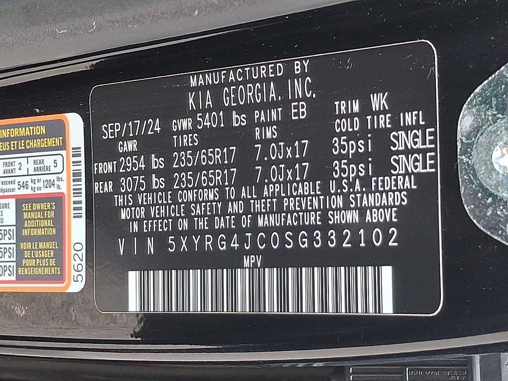 Certified Used 2025 Black Kia LX image 25