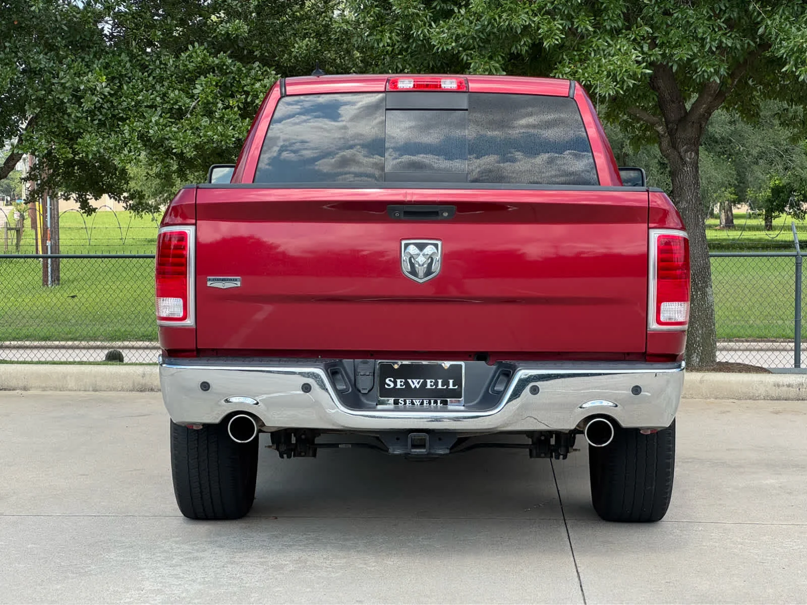 Used 2013 Deep Cherry Red Crystal Pearl Ram Laramie image 7