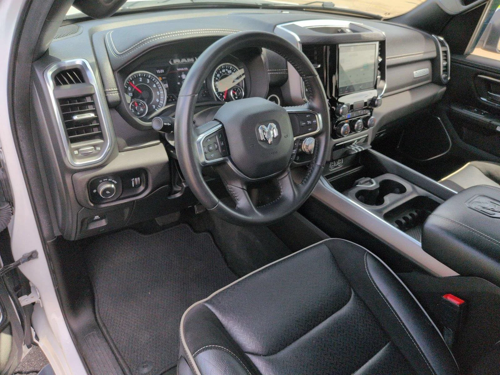 Used 2024 Bright White Clearcoat Ram Laramie image 19