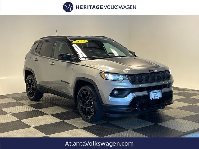 Silver 2022 Jeep Compass SUV / Crossover Four-Wheel Drive
