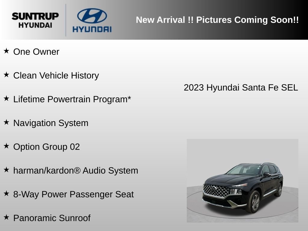Used 2023 Twilight Black Hyundai SEL image 5