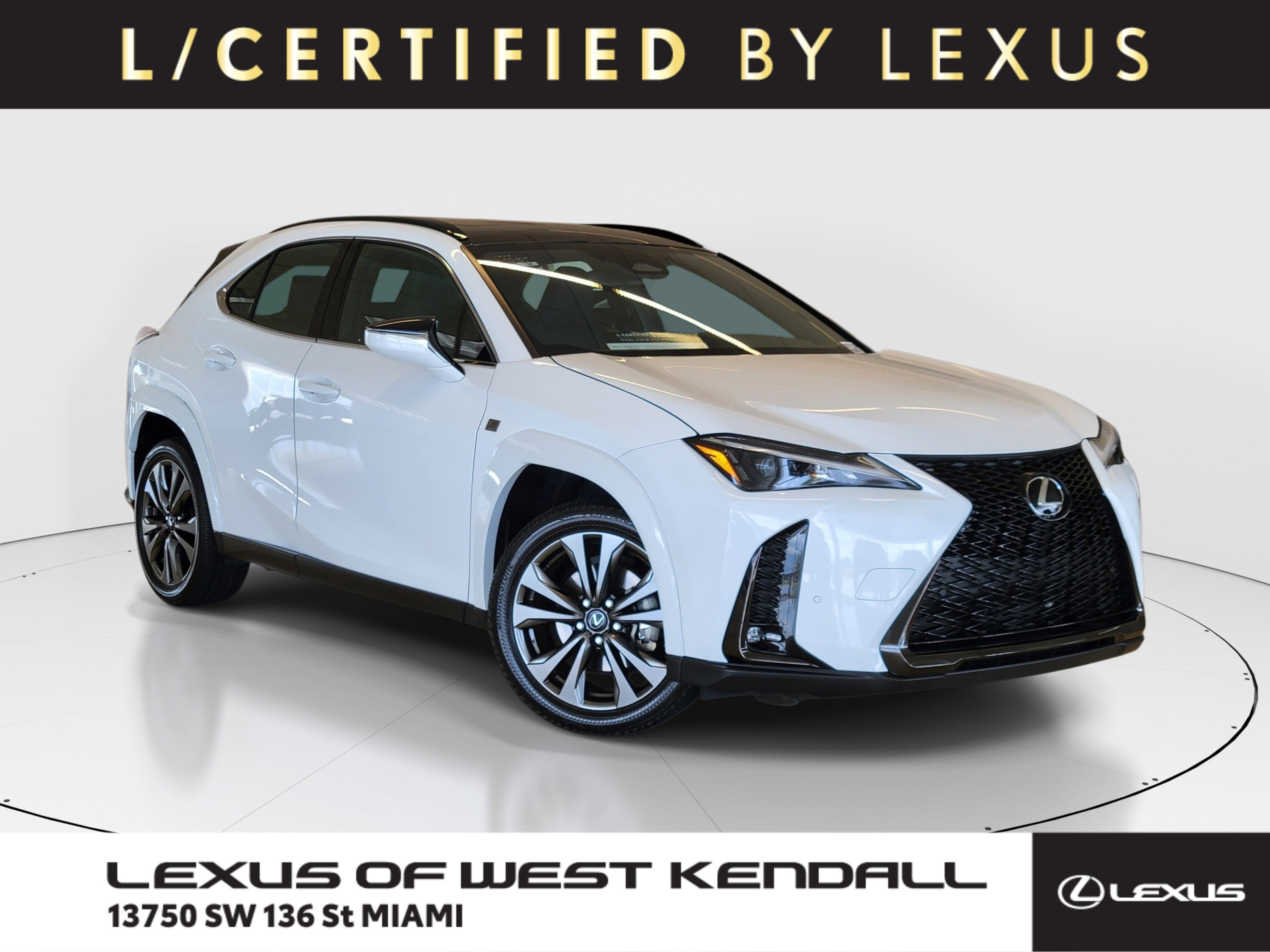 Certified Used 2025 Ultra White Lexus UX 300h F SPORT Design image 1