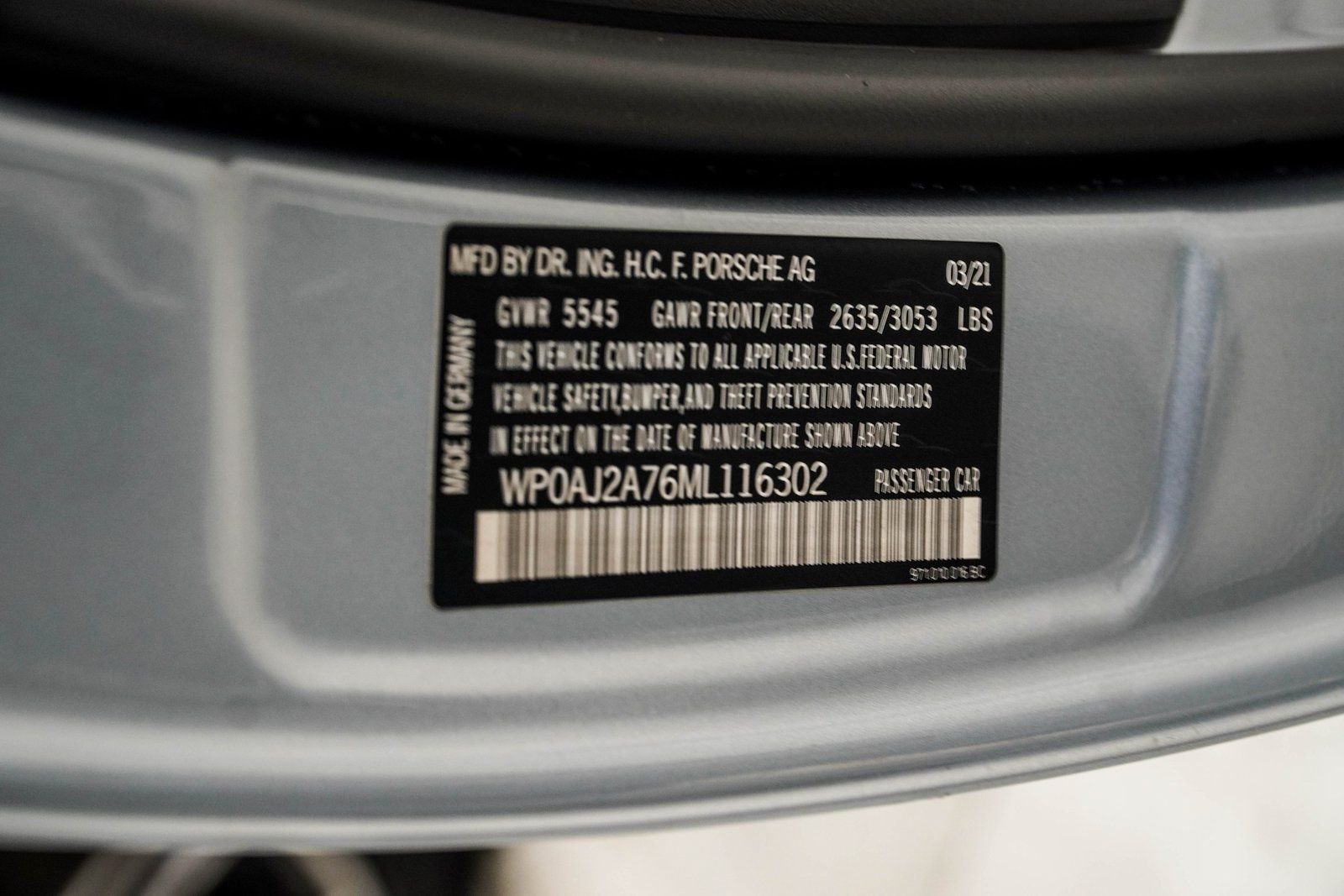 Used 2021 Silver Porsche 4 image 51