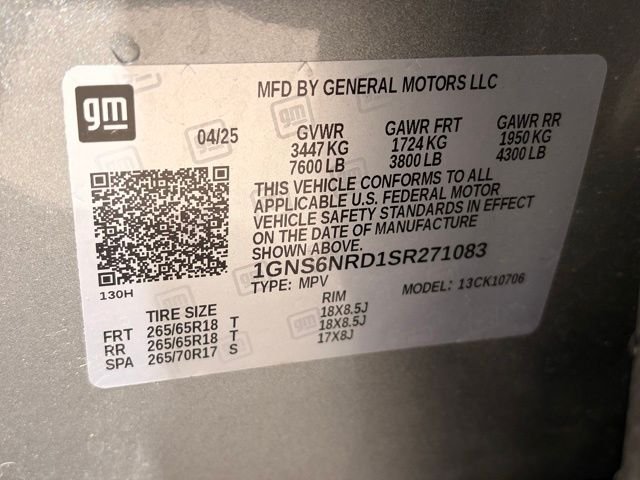 Used 2025 Sterling Gray Metallic Chevrolet LT image 34