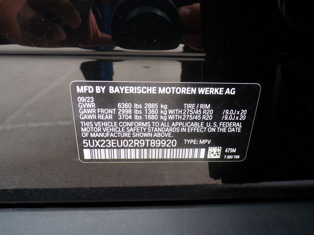Certified Used 2024 Black Sapphire Metallic BMW xDrive40i image 24