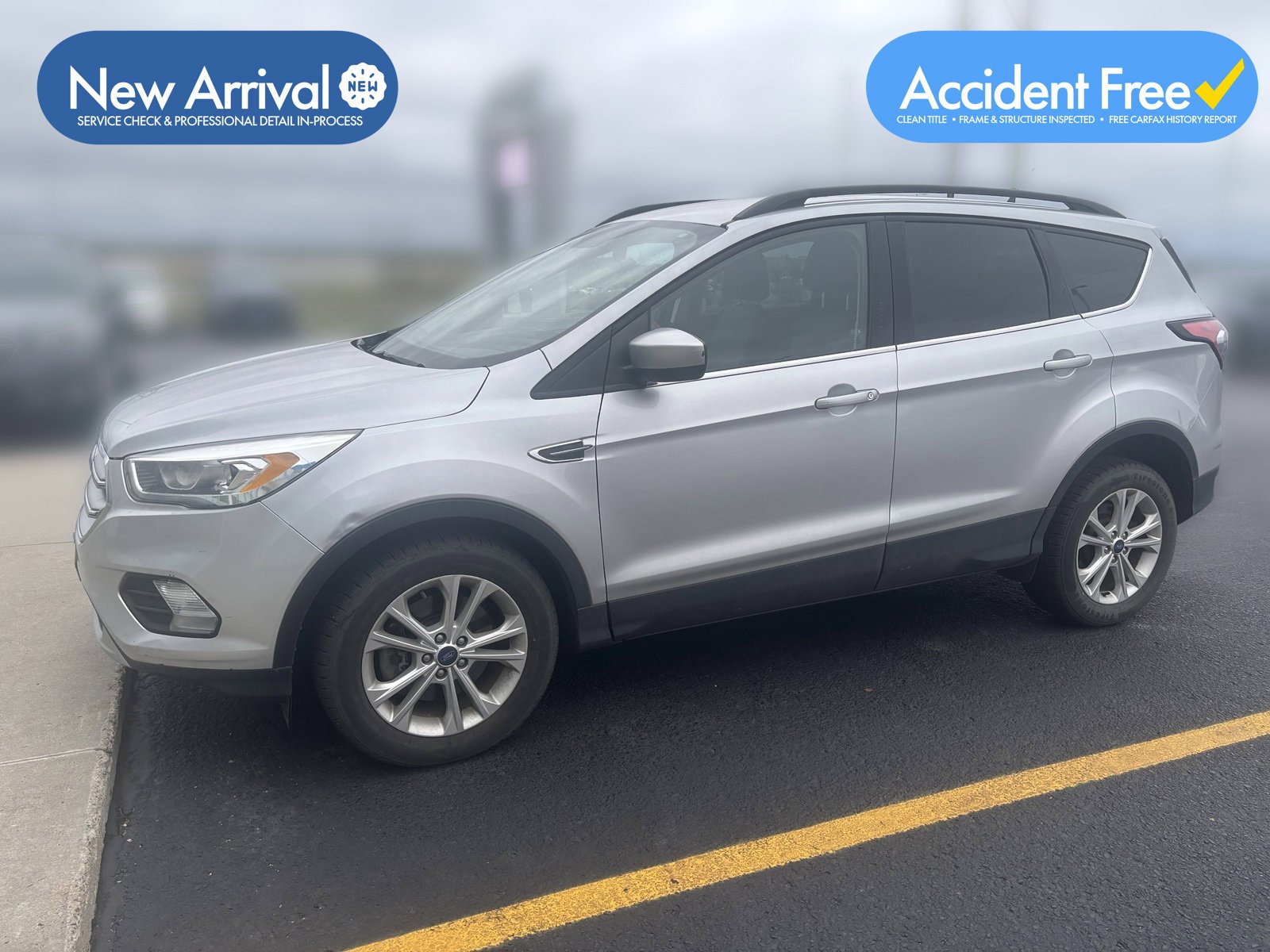 Used 2017 Silver Ford SE image 1