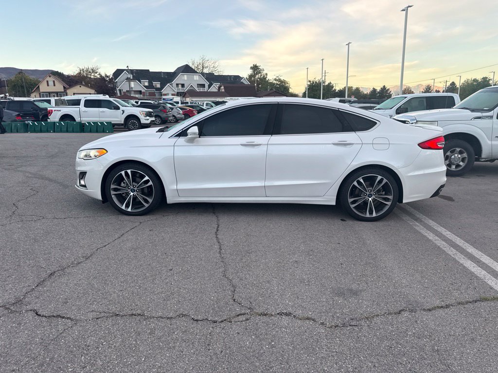 Used 2019 White Platinum Clearcoat Metallic Ford Titanium image 13