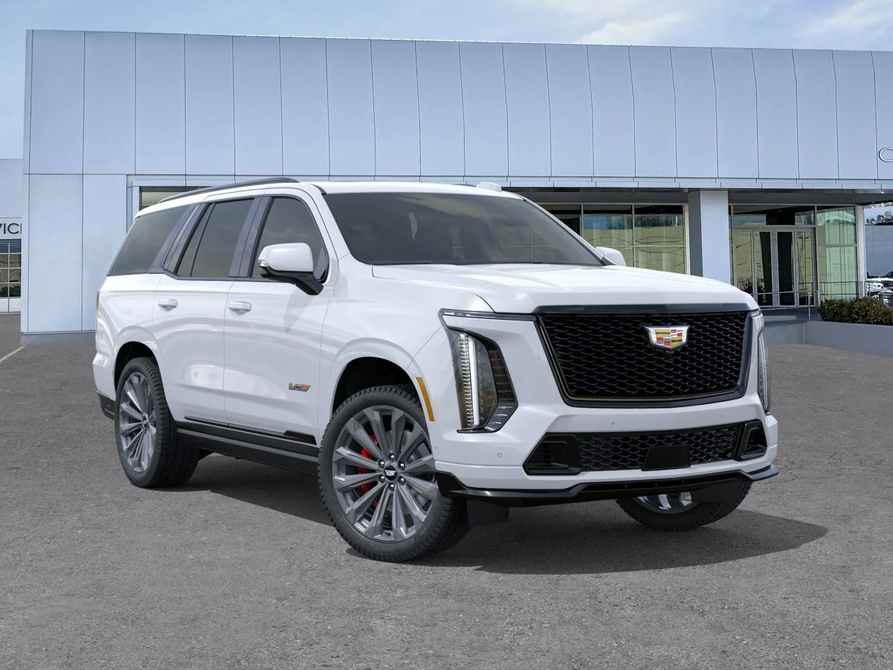 New 2027 Vibrant White Tricoat Cadillac AWD V-Series image 7