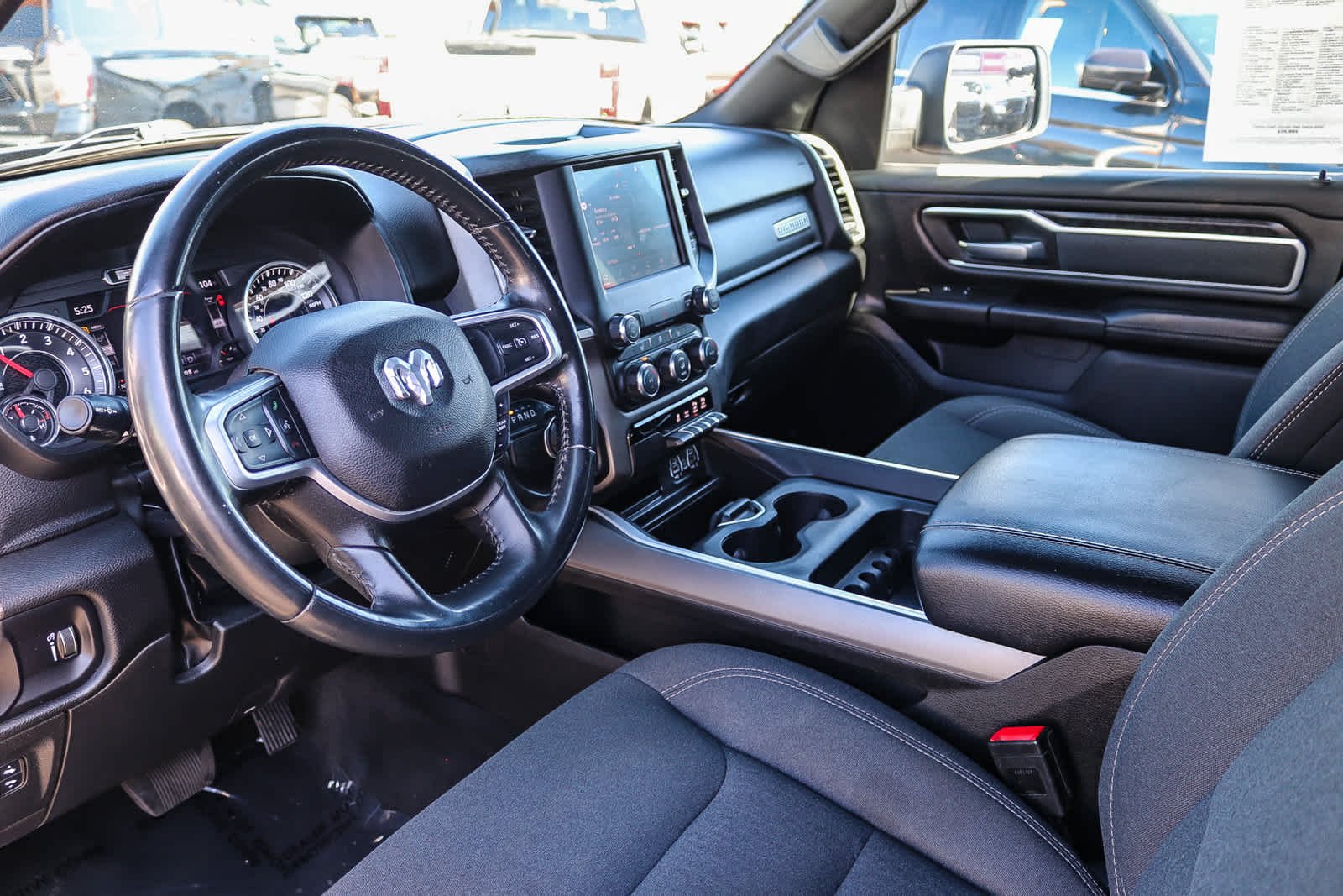 Used 2022 Diamond Black Crystal Pearlcoat Ram Big Horn image 18