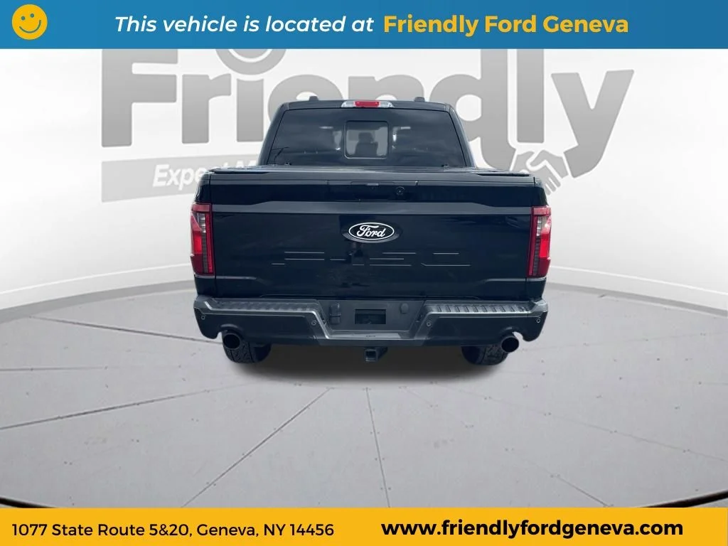 Used 2025 Agate Black Metallic Ford XLT image 42