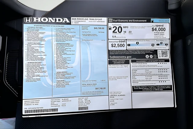 2026 Honda Ridgeline TrailSport - Photo 18
