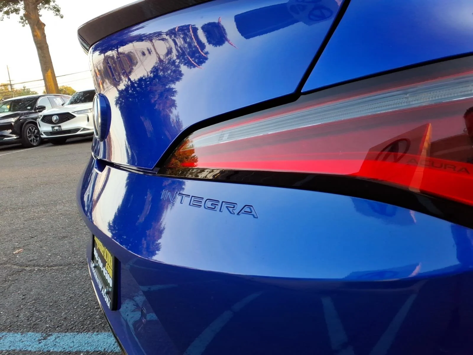 Used 2024 Apex Blue Pearl Acura A-SPEC TECH image 8